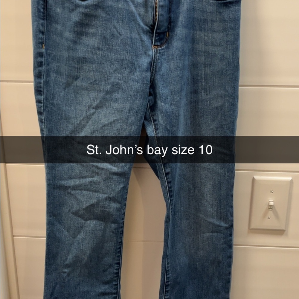 St. John's Bay Boot Cut Jeans - Medium Blue